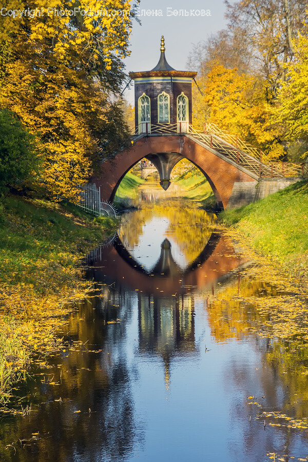 Water, Outdoors, Nature, Canal, Path