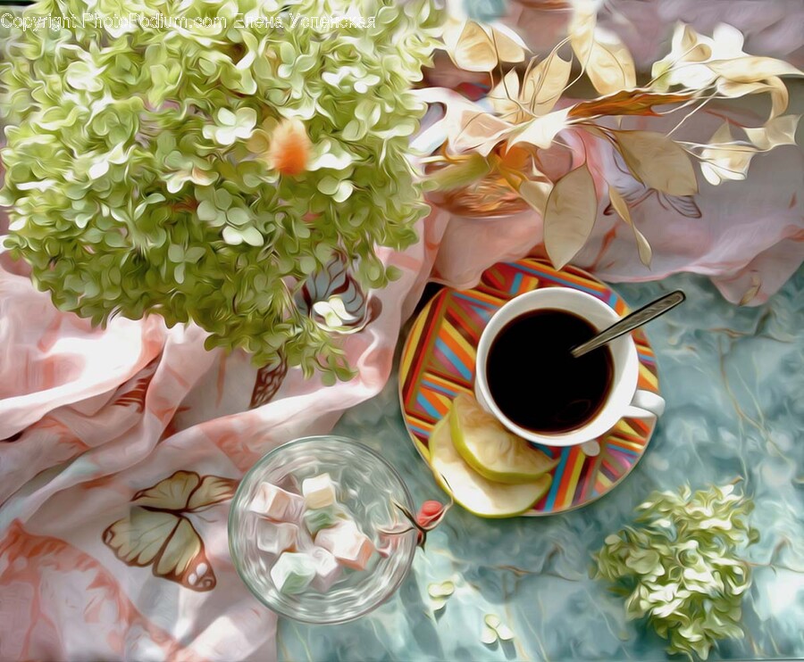 Saucer, Pottery, Plant, Sunglasses, Accessories