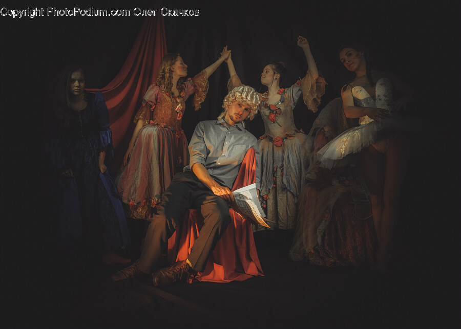 Dance Pose, Leisure Activities, Person, Human, Painting