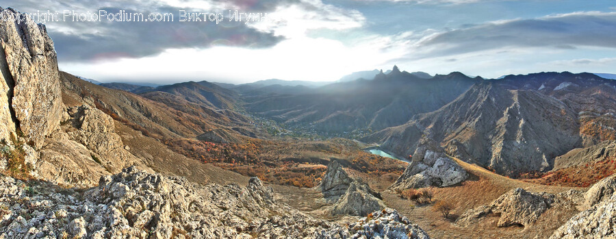 Nature, Outdoors, Mountain, Rubble, Mountain Range