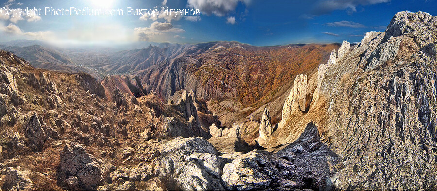 Nature, Mountain, Outdoors, Valley, Mountain Range