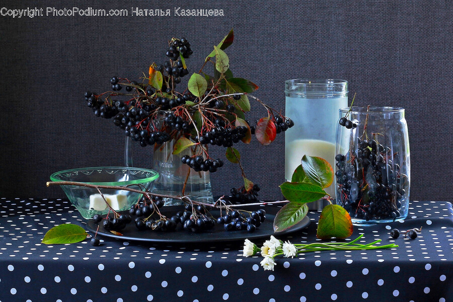 Plant, Goblet, Glass, Fruit, Food
