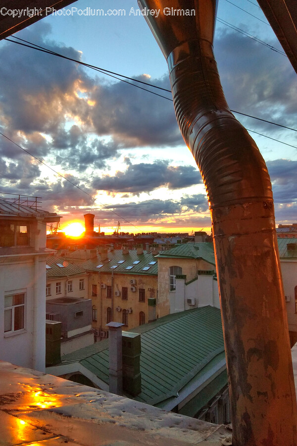 Roof, Sunlight, Outdoors, Nature, Flare