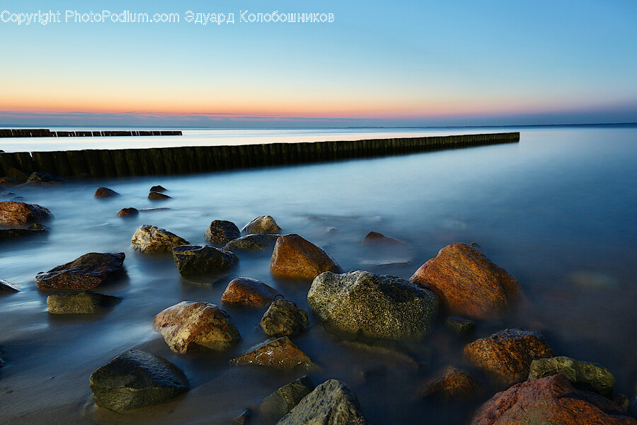 Promontory, Water, Nature, Outdoors, Algae