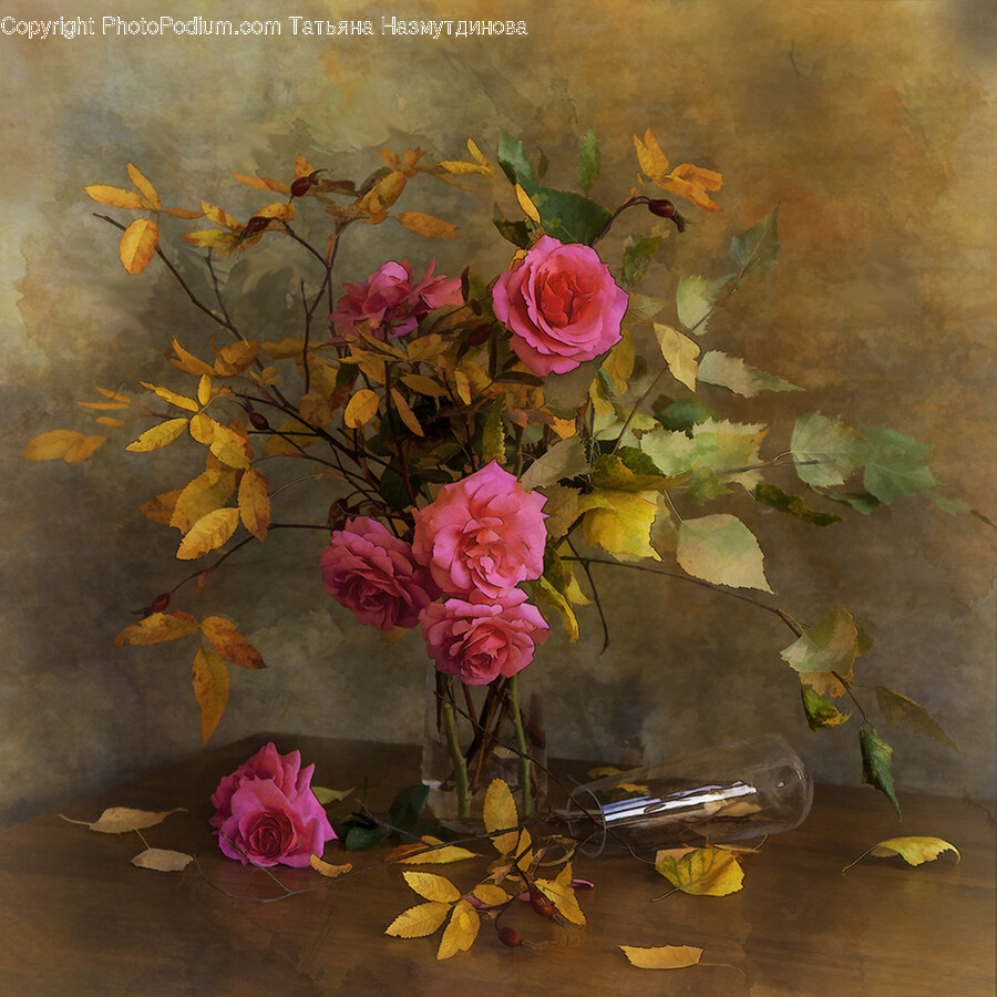 Painting, Art, Plant, Flower, Blossom