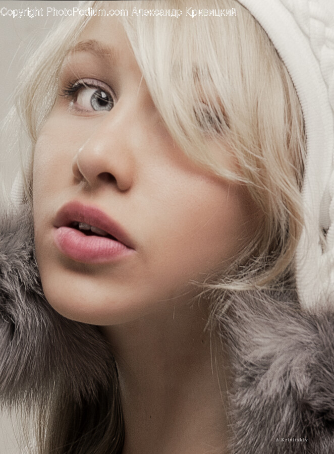 Blonde, Kid, Woman, Child, Person
