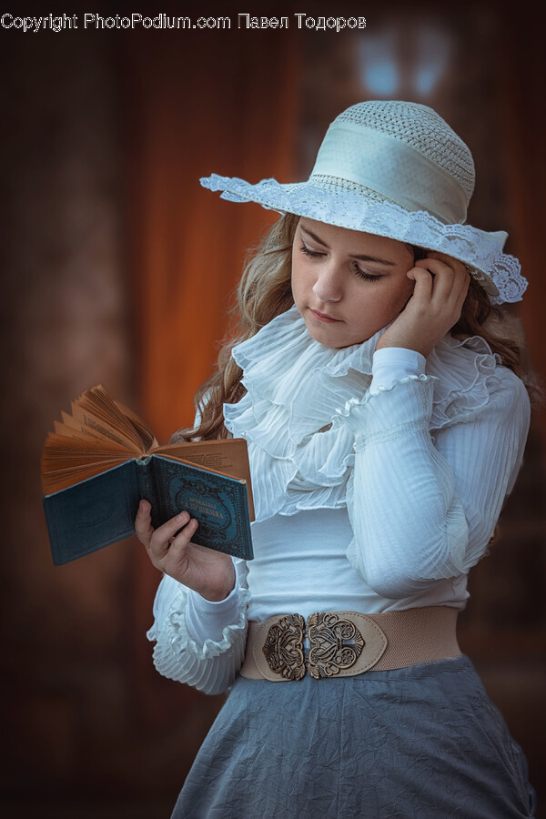 Clothing, Apparel, Hat, Person, Human