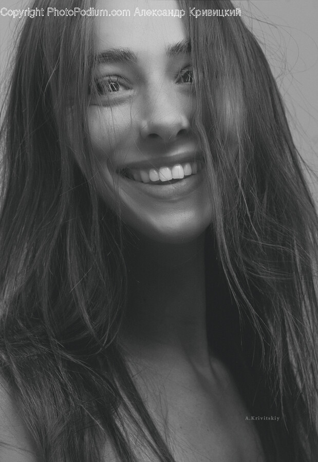 Face, Person, Human, Smile, Hair