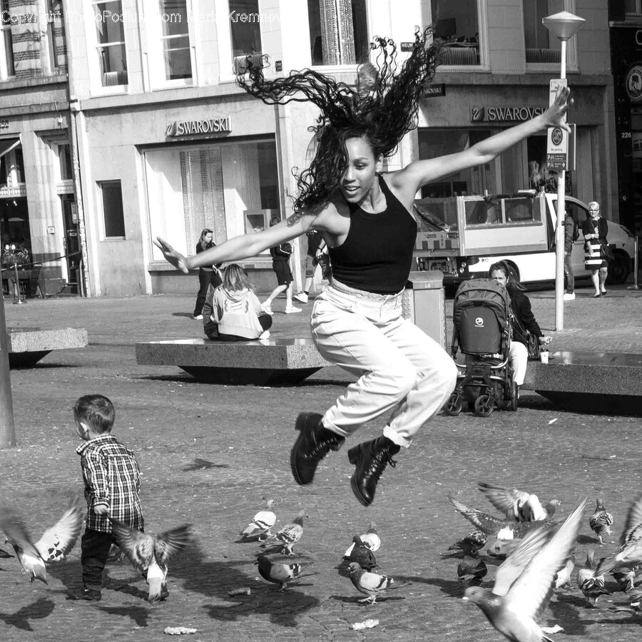Person, Human, Bird, Animal, Dance Pose