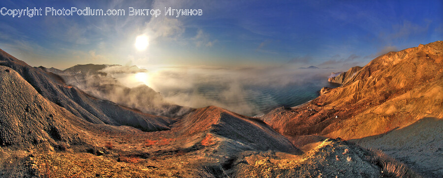 Nature, Outdoors, Mountain, Mountain Range, Flare