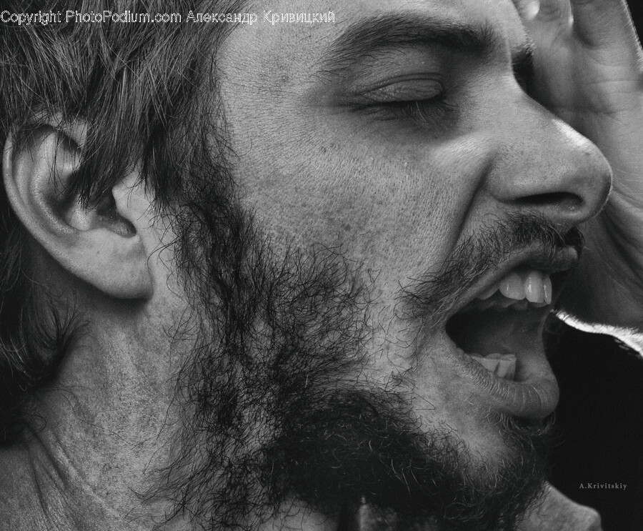 Face, Person, Human, Beard, Teeth