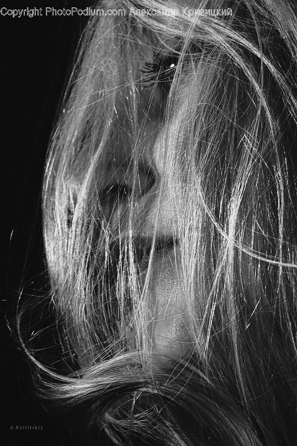 Face, Person, Human, Hair, Female