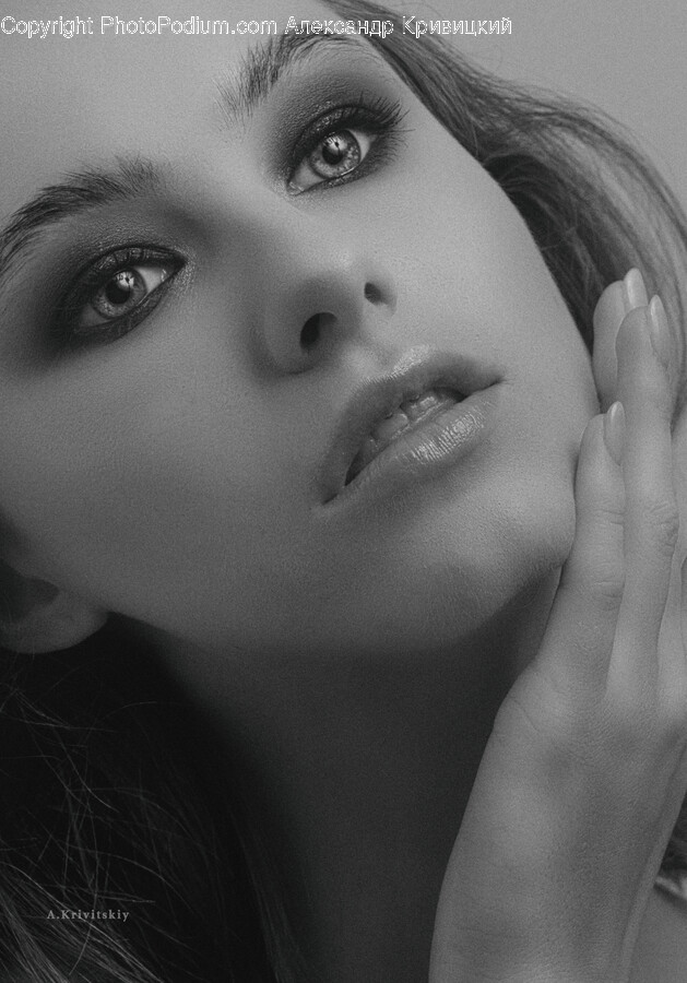 Face, Person, Human, Finger, Portrait
