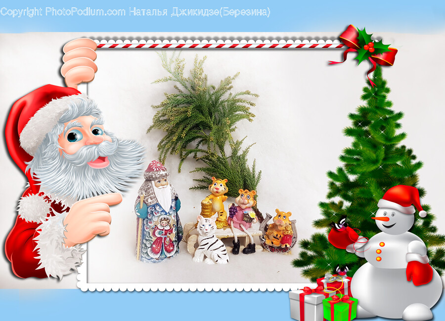 Tree, Plant, Ornament, Chicken, Animal