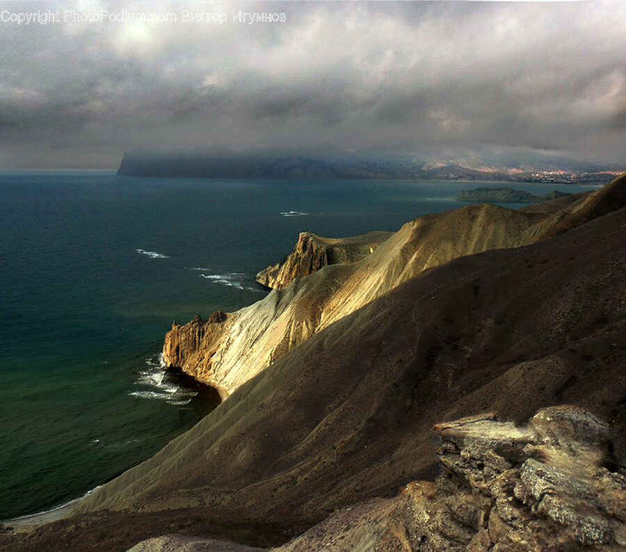 Promontory, Nature, Outdoors, Cliff, Sea