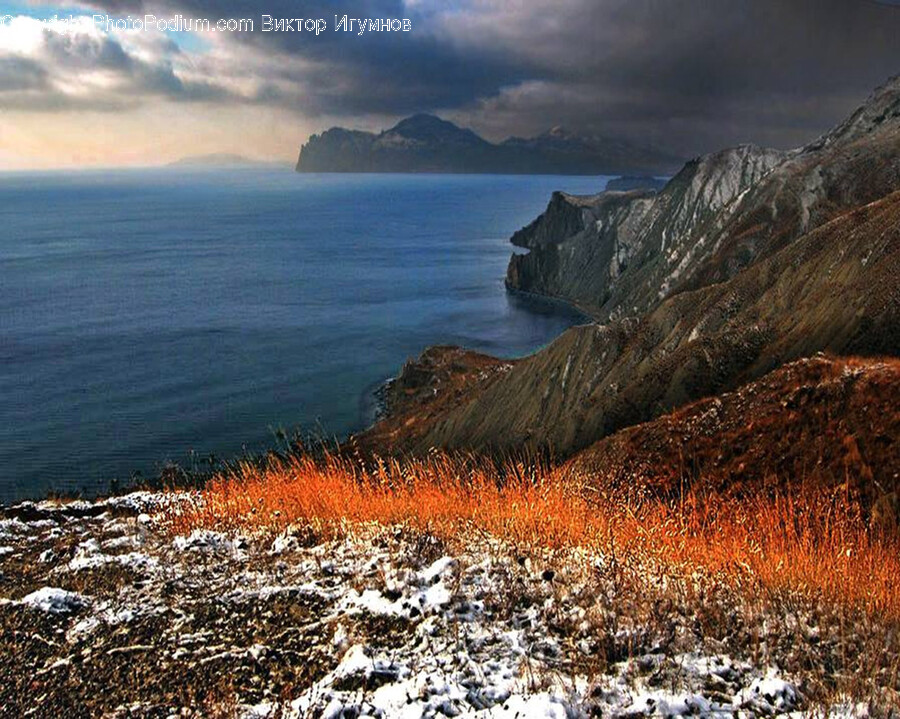 Nature, Outdoors, Promontory, Cliff, Land