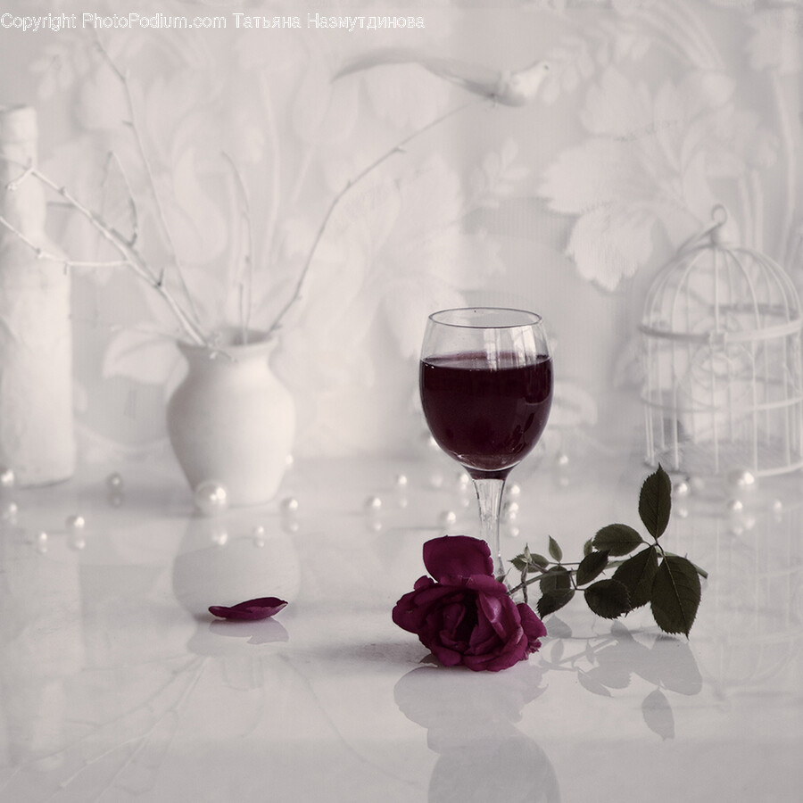 Glass, Goblet, Wine, Alcohol, Beverage