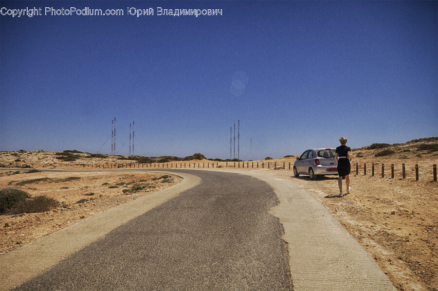 Road, Person, Human, Tarmac, Asphalt