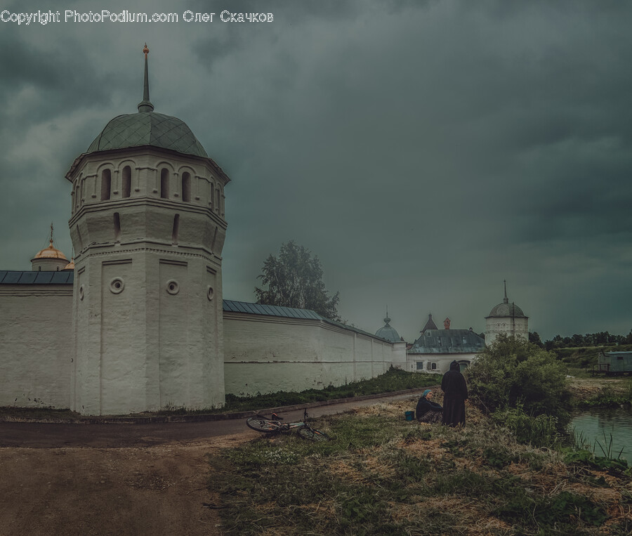 Dome, Architecture, Building, Person, Human