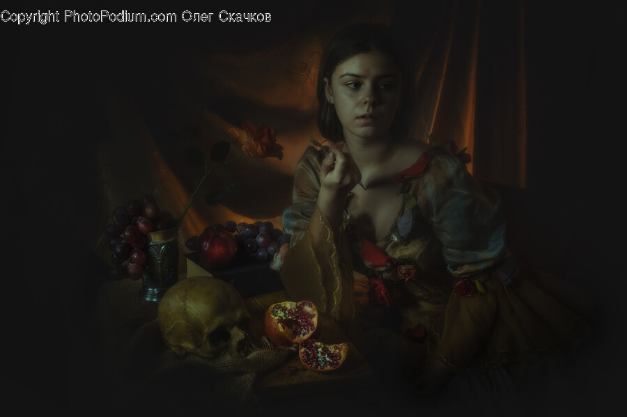 Person, Human, Painting, Art, Sweets