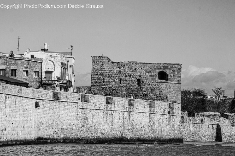 Castle, Architecture, Building, Fort, Moat