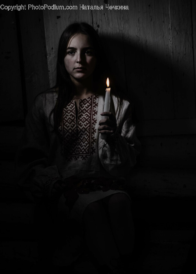 Person, Human, Candle, Vigil, Fire