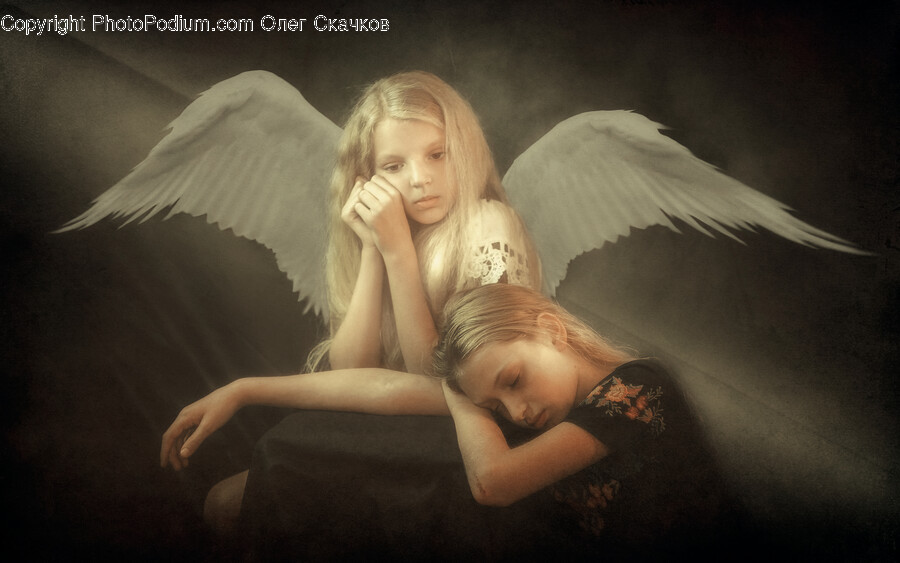 Art, Angel, Archangel, Person, Human