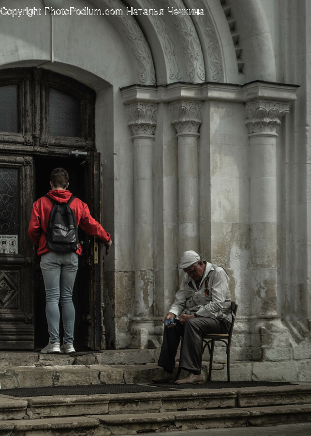 Person, Human, Sitting, Clothing, Apparel