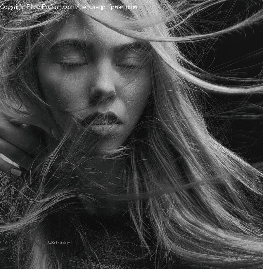 Face, Person, Human, Female, Blonde
