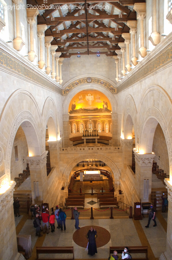 Architecture, Building, Person, Human, Apse