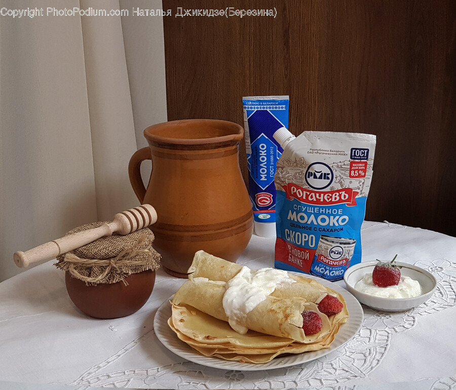 Food, Bread, Sweets, Confectionery, Pottery