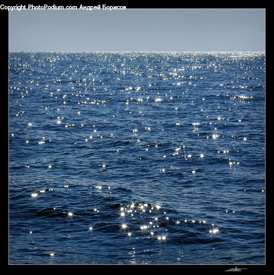 Horizon, Sky, Ocean, Outdoors, Sea, Water, Aerial View