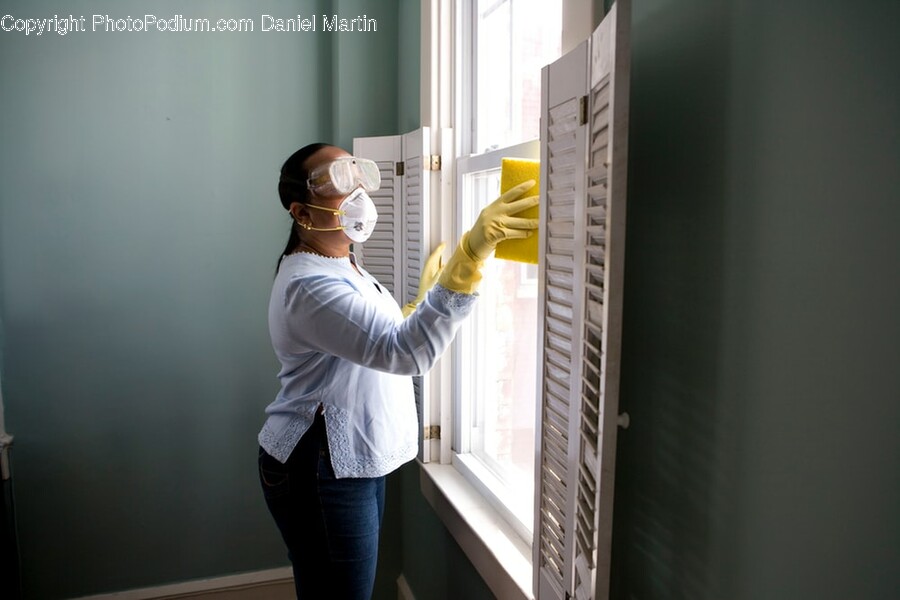 Person, Human, Cleaning, Helmet, Clothing