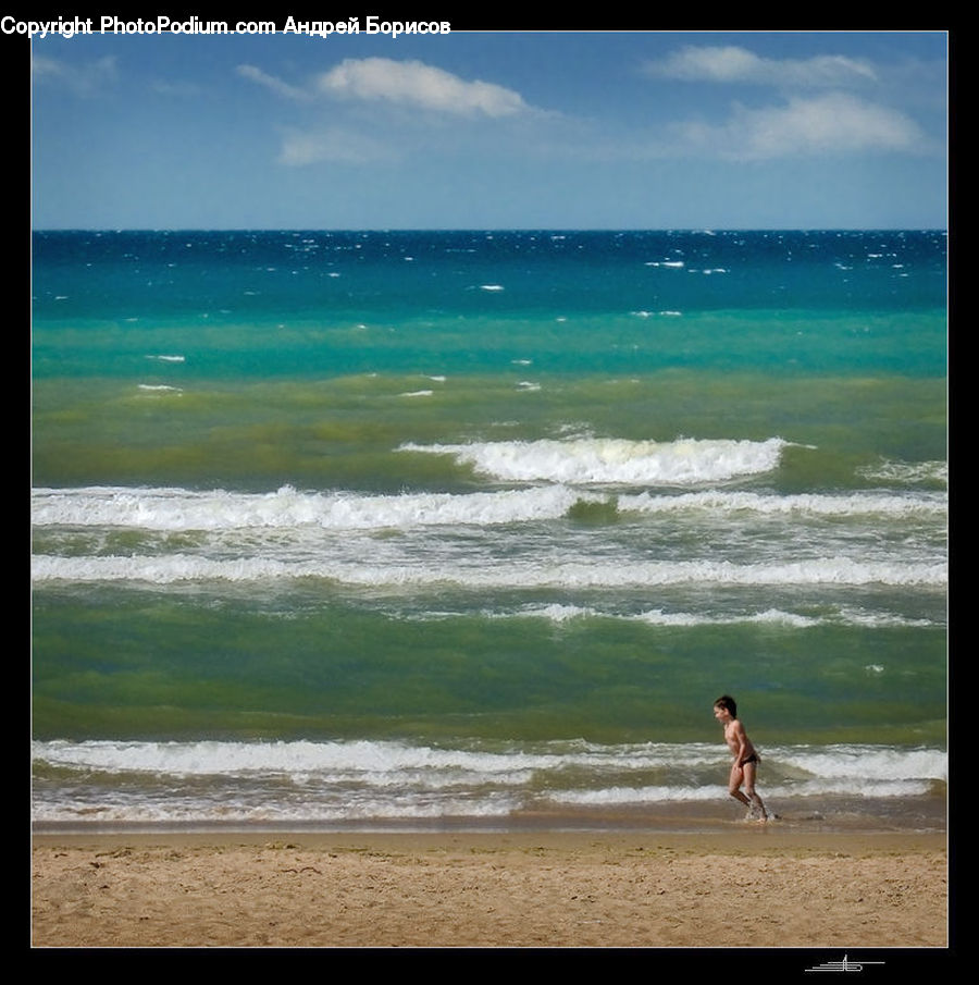 Beach, Coast, Outdoors, Sea, Water, Sea Waves, Ocean