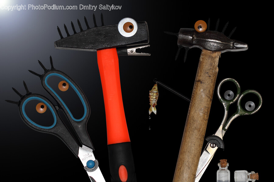 Tool, Hammer, Scissors, Blade, Weapon