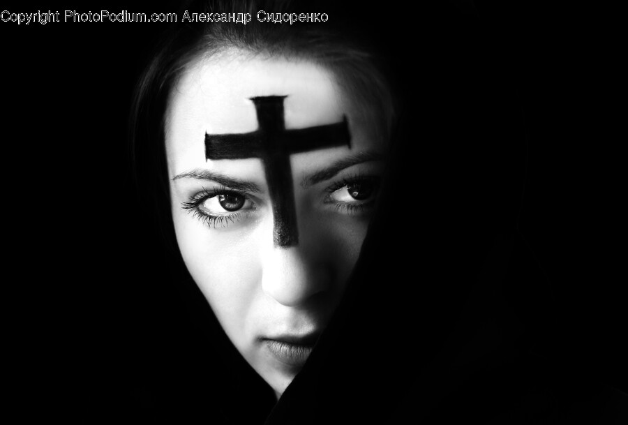 Person, Human, Face, Skin, Cross