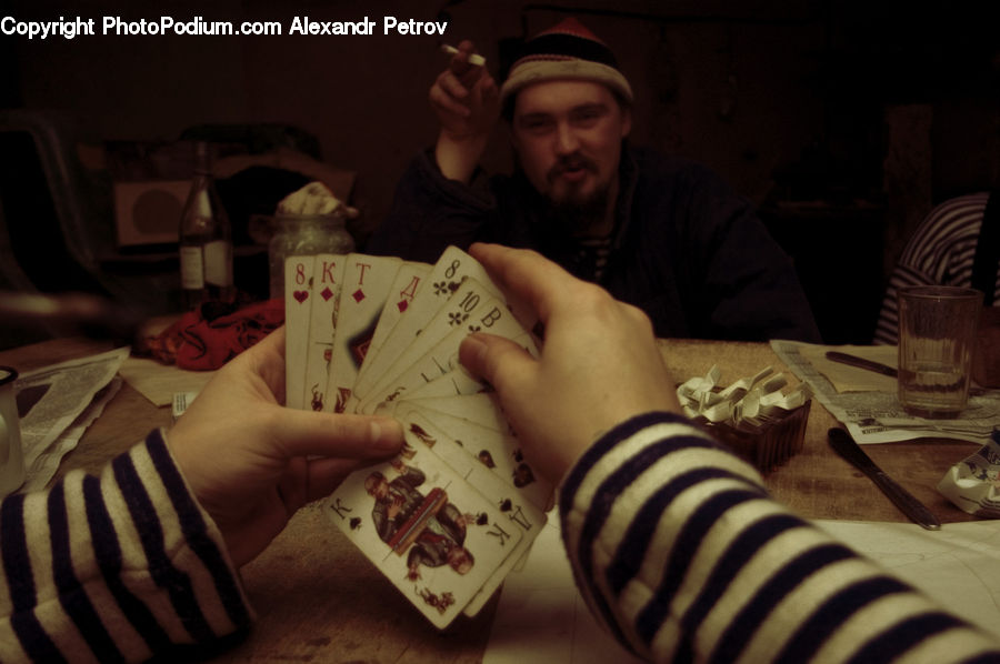 People, Person, Human, Gambling, Game, Cup, Beverage