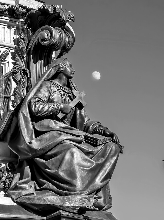 Statue, Sculpture, Art, Person, Human