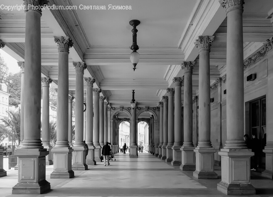 Corridor, Person, Human, Architecture, Building