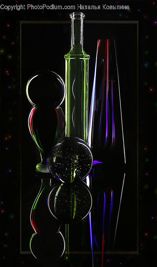 Sphere, Glass, Light, Vase, Pottery