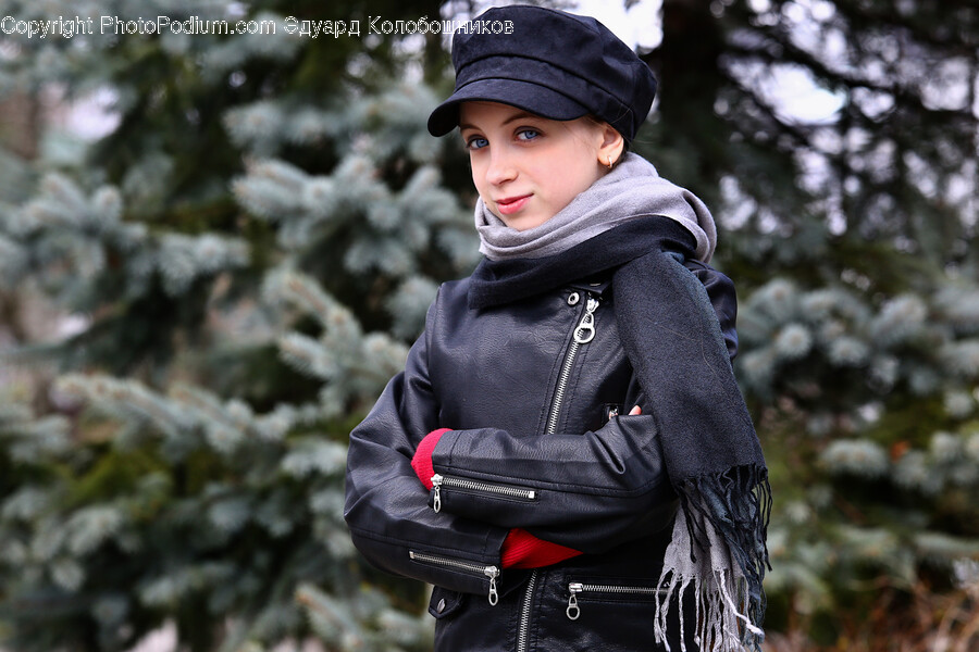 Clothing, Apparel, Coat, Jacket, Person