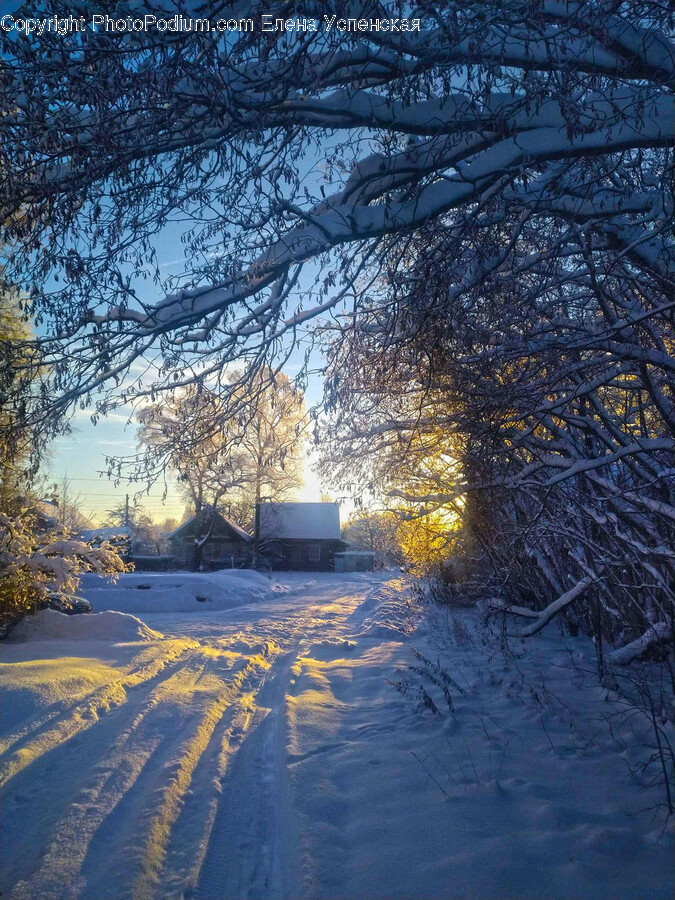 Nature, Outdoors, Snow, Scenery, Ice
