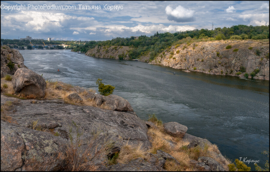 Nature, Outdoors, Water, River, Promontory