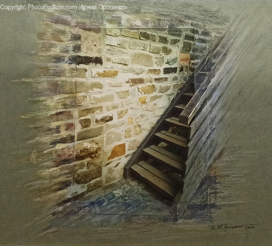 Staircase, Bunker, Building, Handrail, Banister