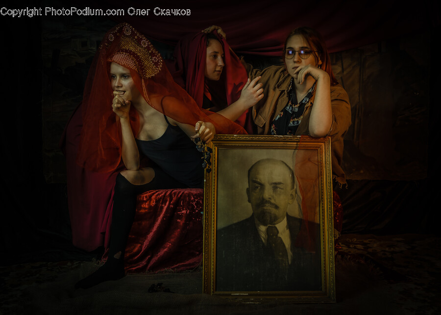 Person, Human, Painting, Art, Festival
