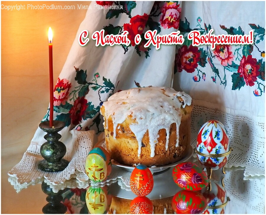 Candle, Sweets, Confectionery, Food, Birthday Cake