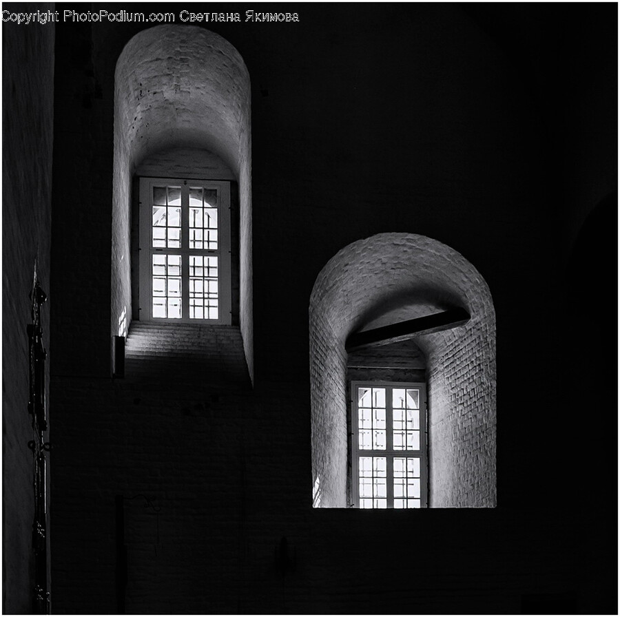 Corridor, Door, Crypt, Architecture, Building