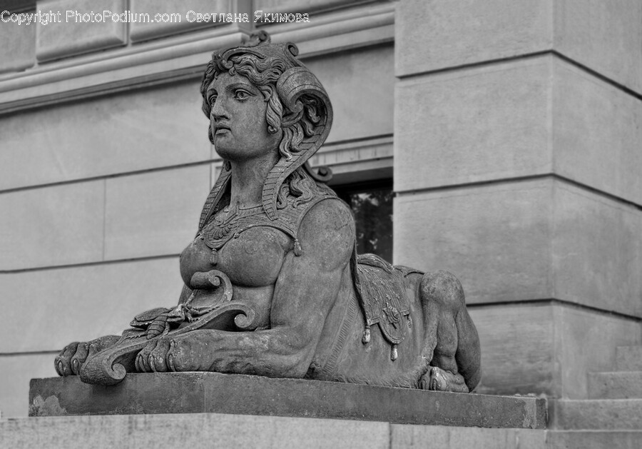 Statue, Sculpture, Art, Person, Human
