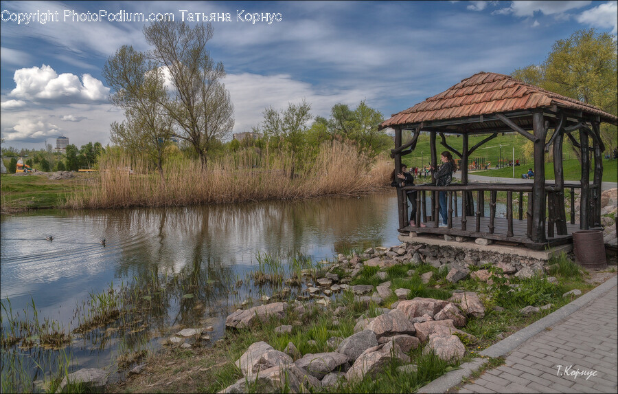 Person, Human, Gazebo, Land, Outdoors