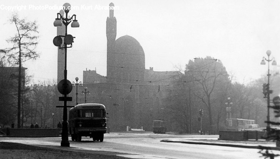 Bus, Vehicle, Cable Car, Streetcar, Trolley, City, Downtown